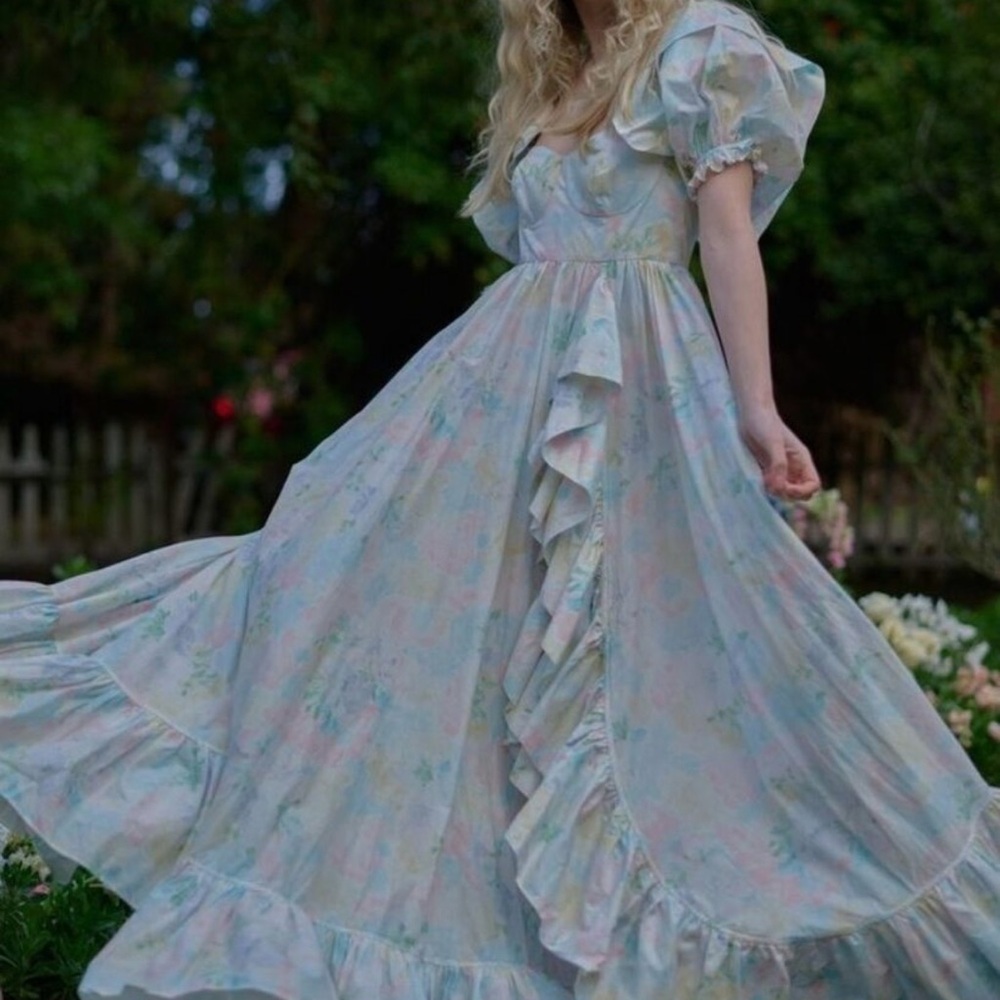 NWT Selkie Sweetcorn Rose Bloom Gown - floral flowy dress plus size 3X